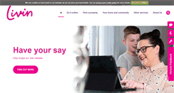 Desktop Screenshot of livin.co.uk